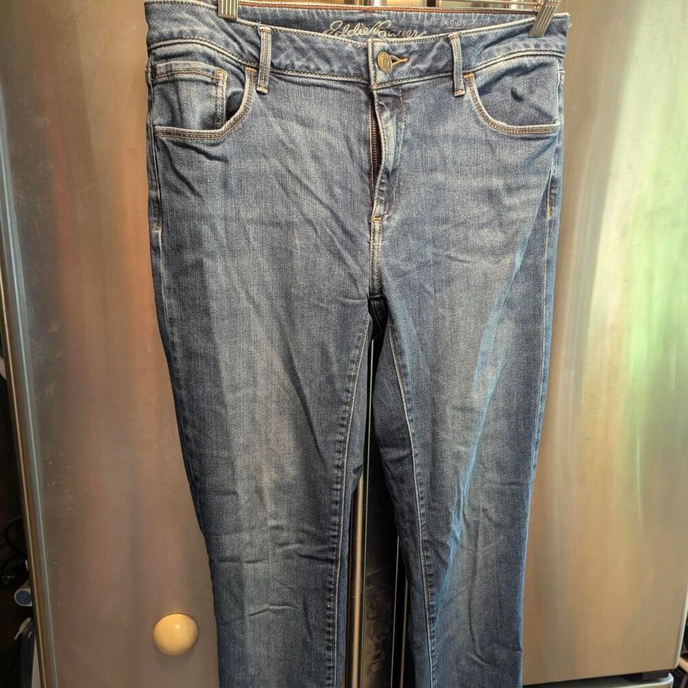 Eddie-bauer Women's Blue and Navy Jeans